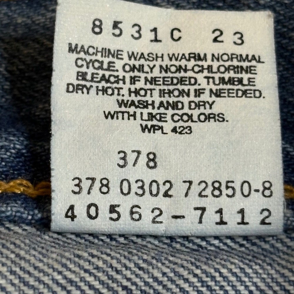 Levis 560 Loose Fit Tapered Leg Jeans Mens 38x32 Blue Denim Vintage 90s Skater - Picture 6 of 13